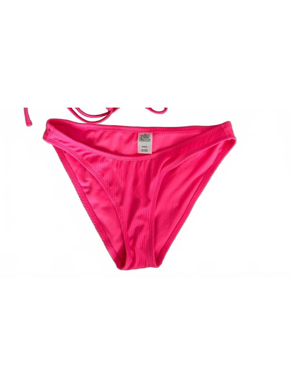 Wild Fable Neon Coral Bikini Bottoms M